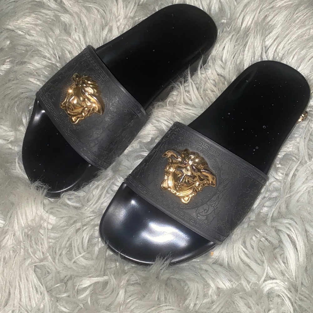 Versace pool slides